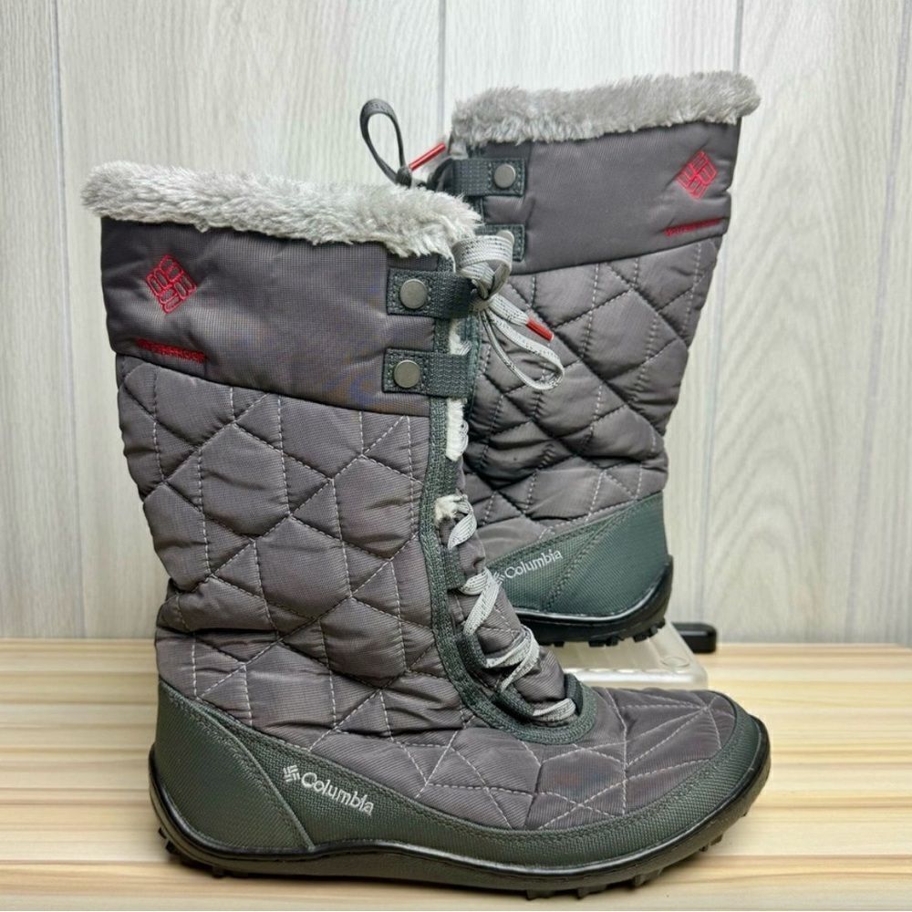 Columbia Minx Mid II Omni Heat Boot Size 6 Shale Gray Winter Boots Waterproof